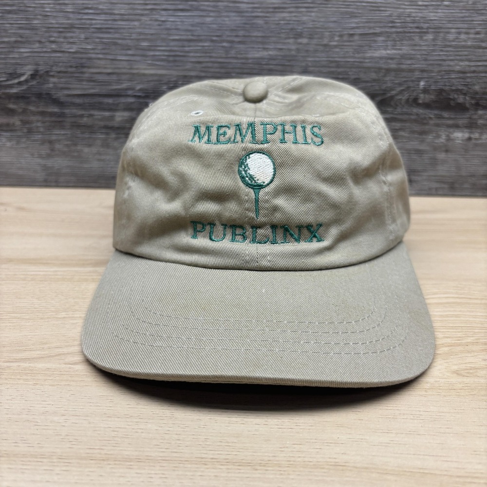 Memphis Publinx Hat Cap Strap Back Khaki Golf Tournament Yupoong Mens